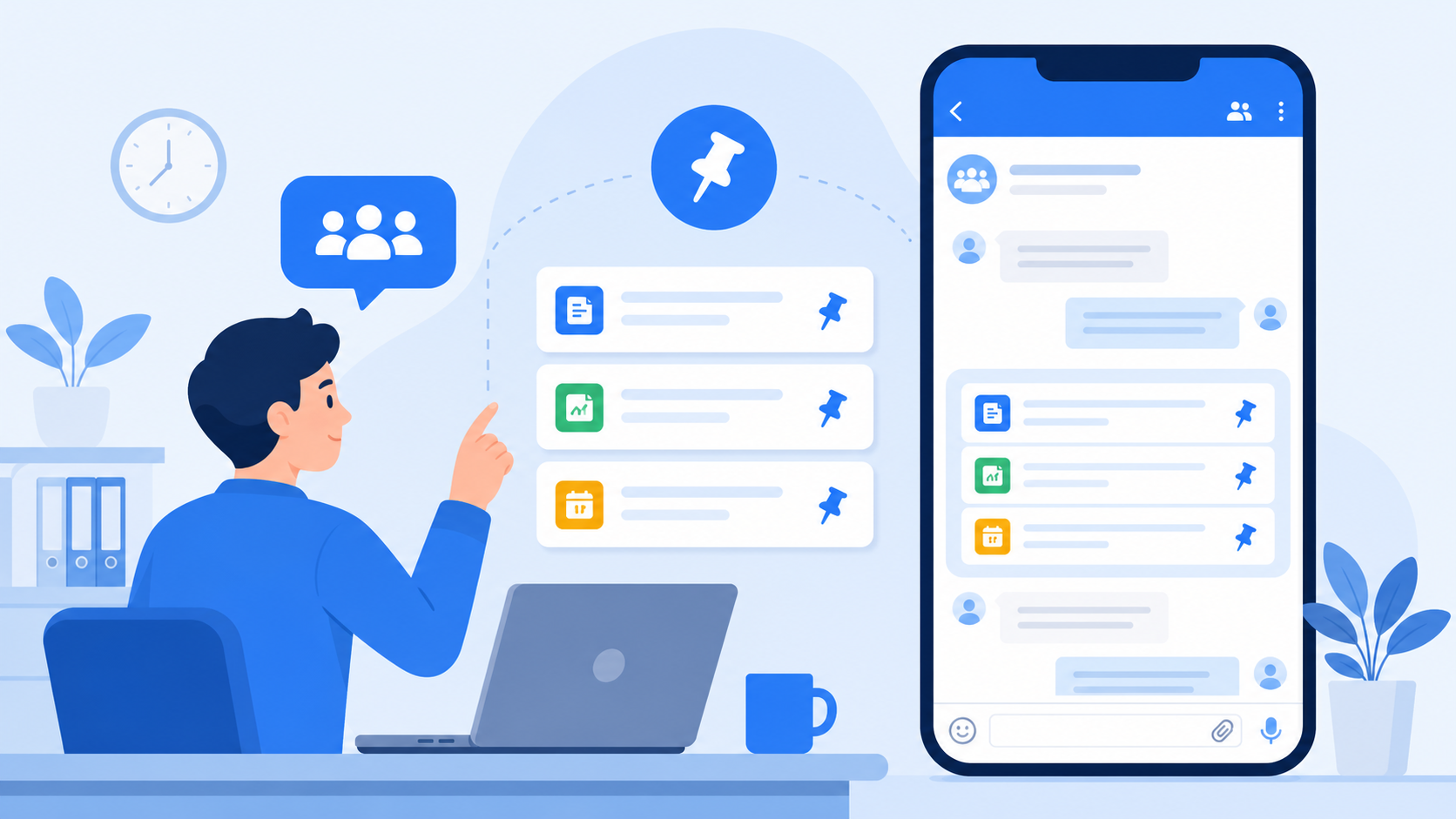 Cách ghim nhiều tin nhắn Zalo cùng lúc trong nhóm chat