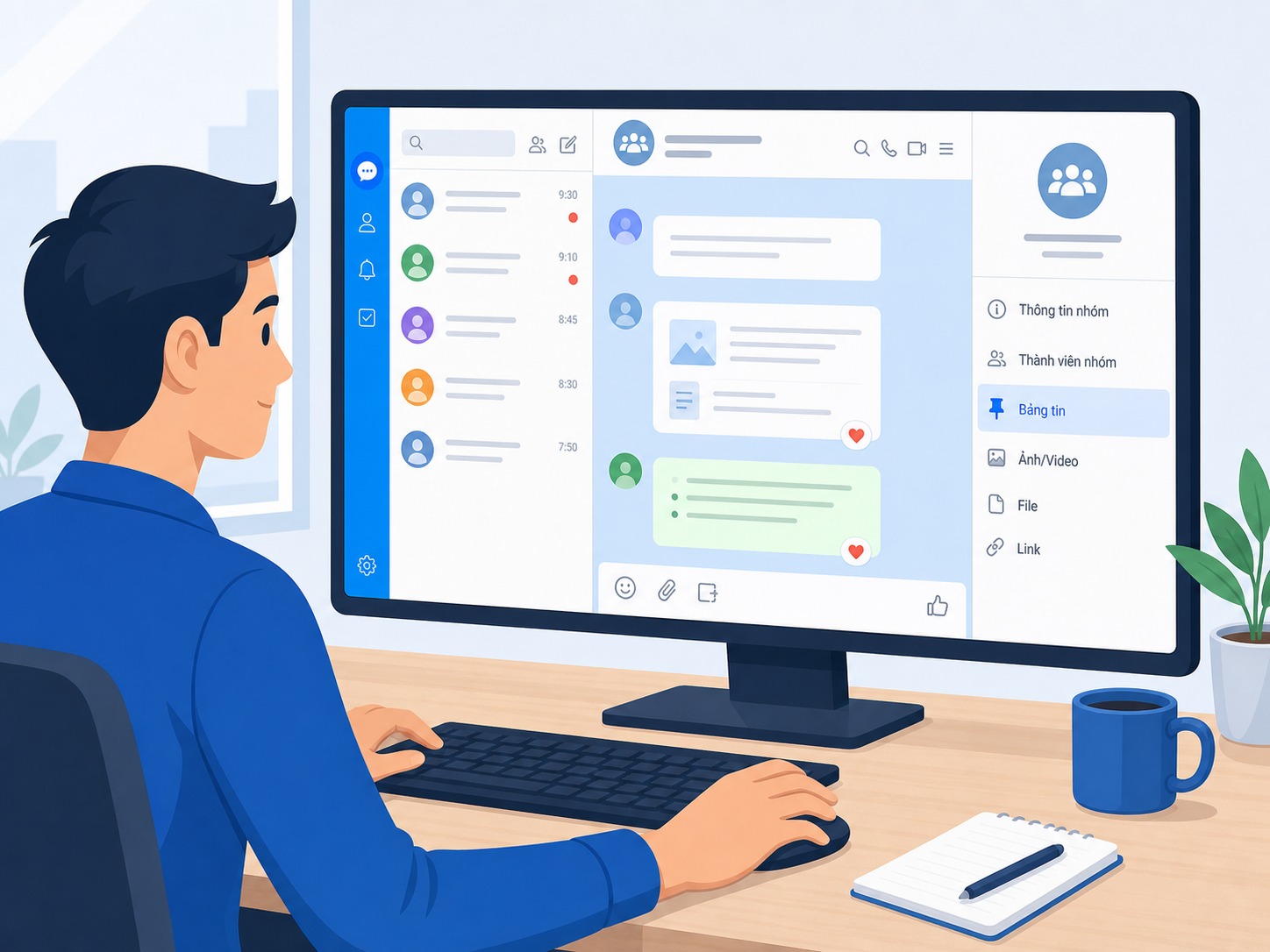Cách ghim nhiều tin nhắn Zalo cùng lúc trong nhóm chat
