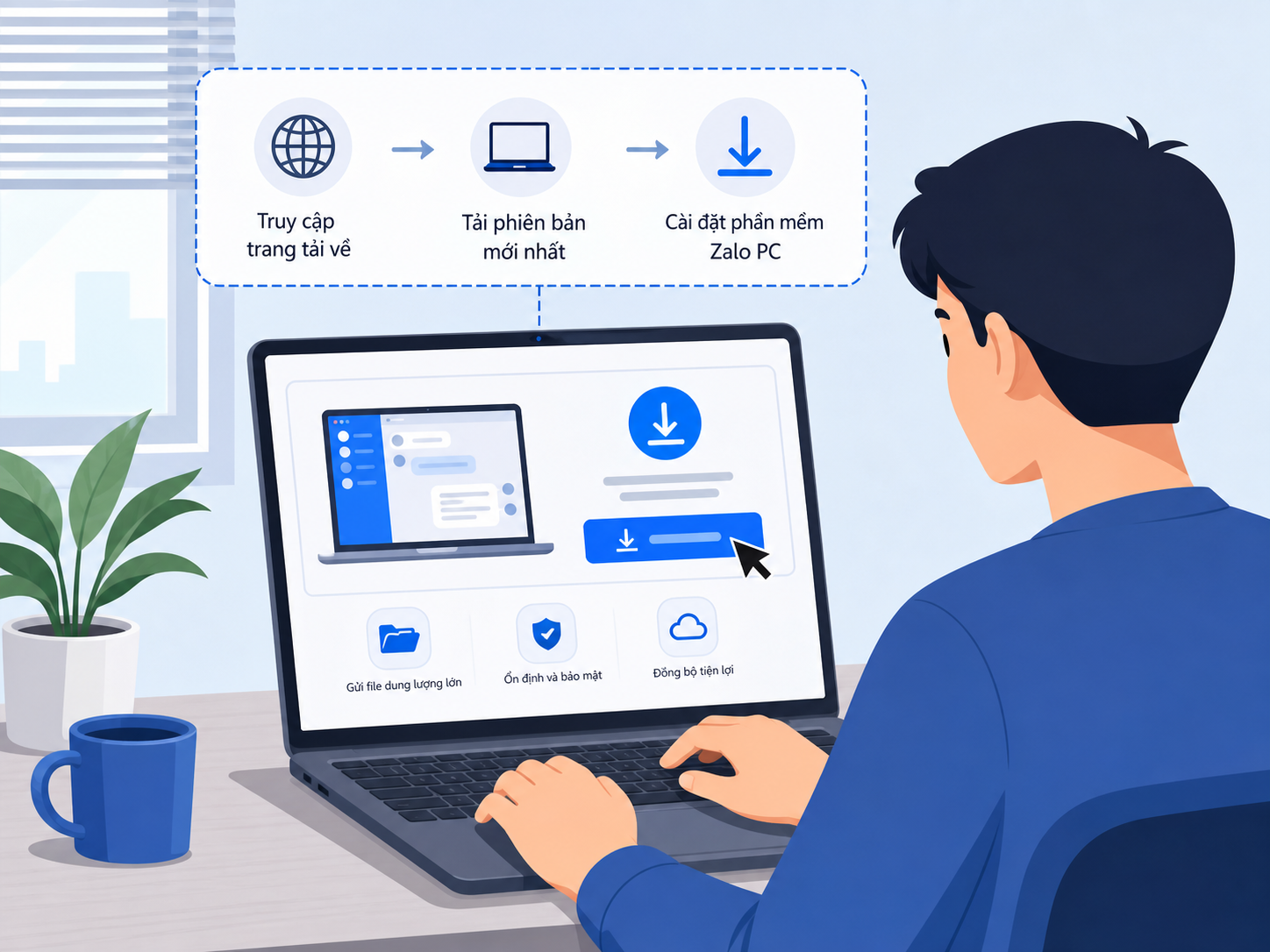 Cách gửi file lớn qua Zalo trên máy tính và điện thoại nhanh chóng