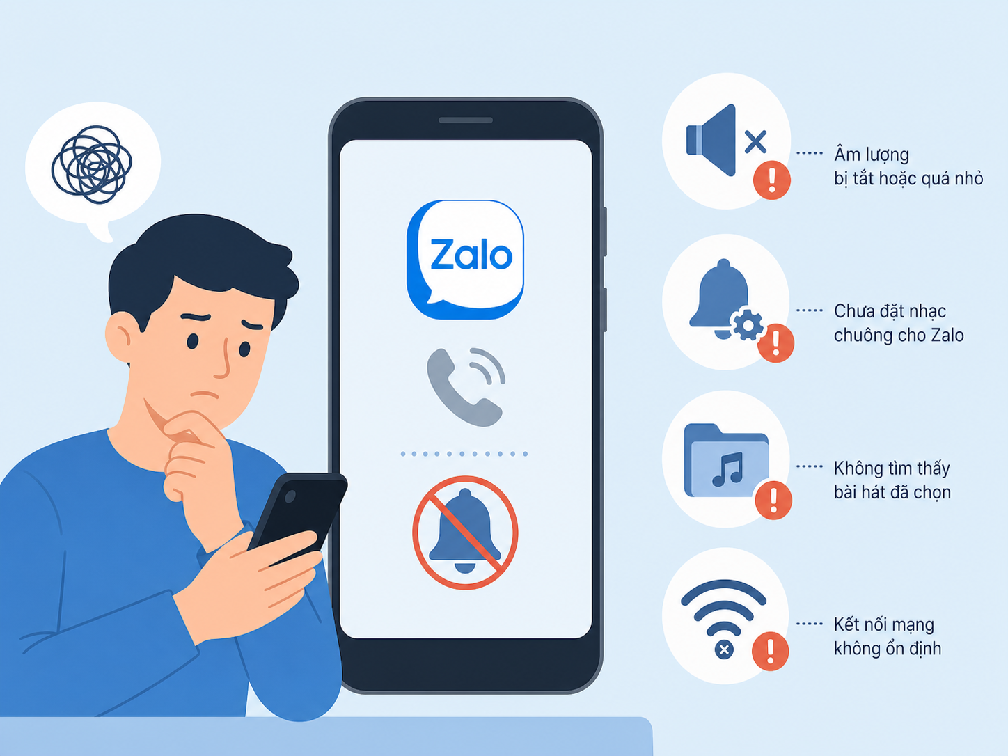 Cách đổi nhạc chuông Zalo theo ý muốn trên điện thoại Android