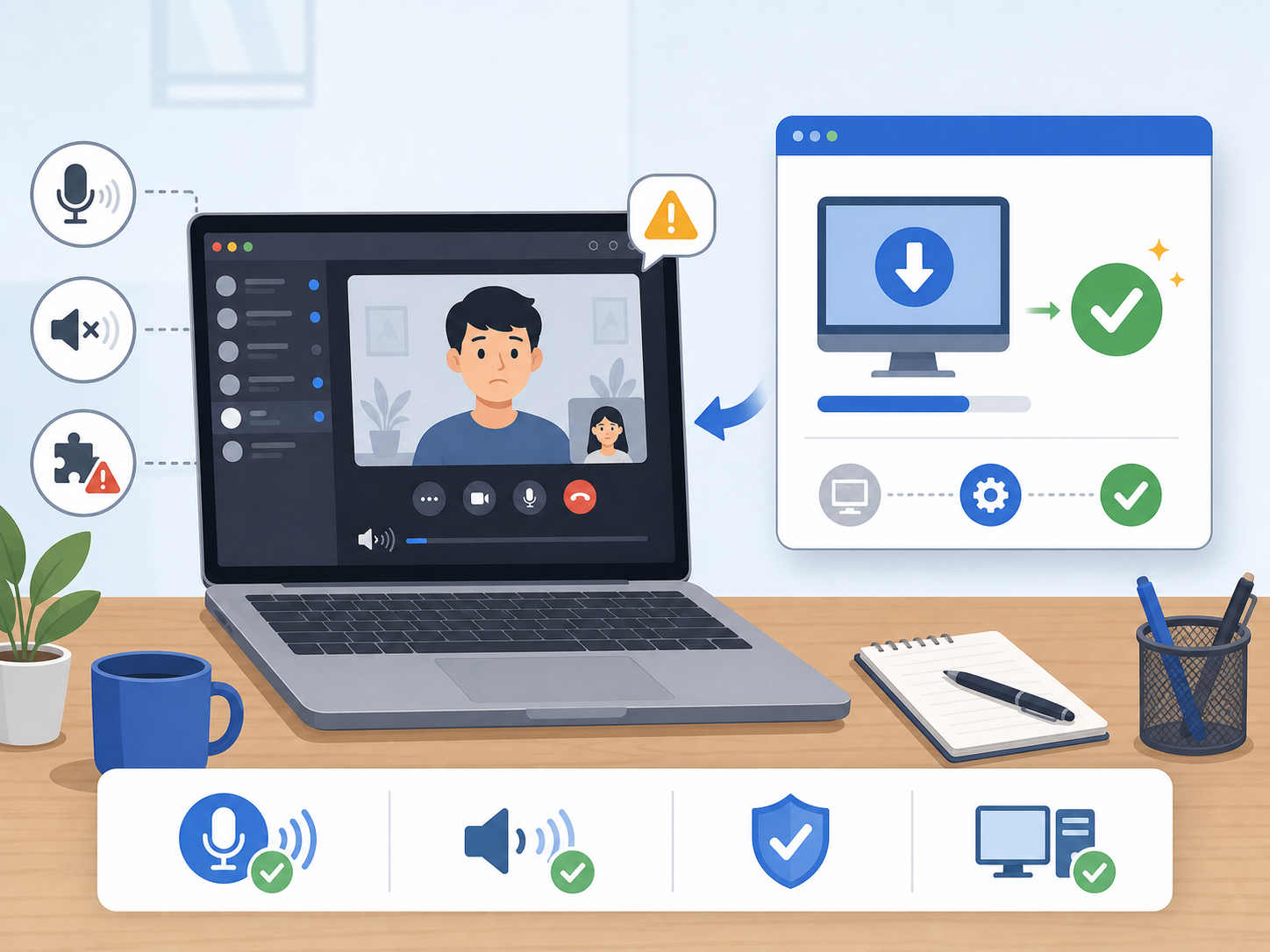 Tại sao gọi video Zalo bị mất tiếng hoặc mic không hoạt động?