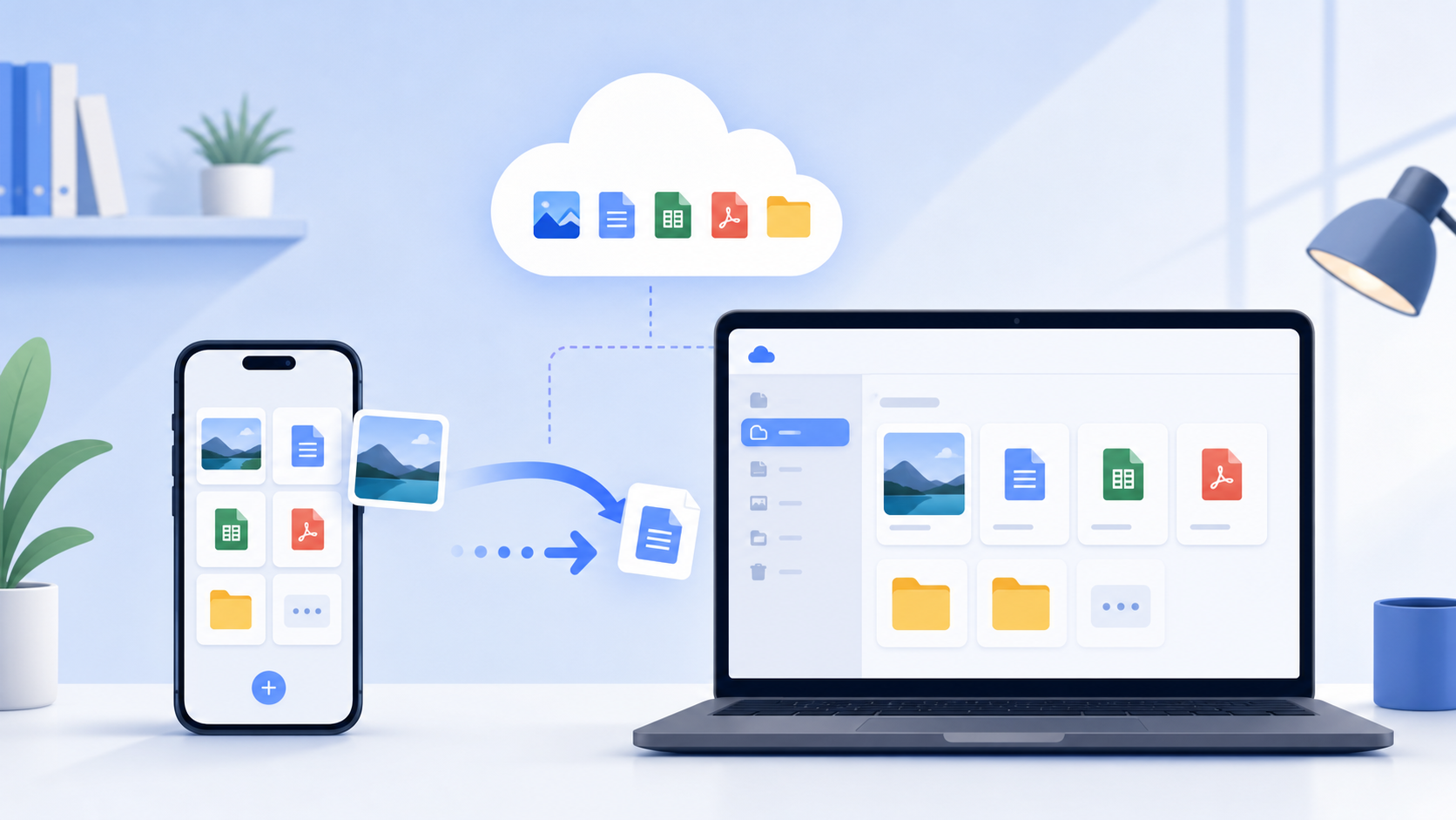 Làm thế nào để truyền file giữa điện thoại và máy tính bằng "Cloud của tôi"?