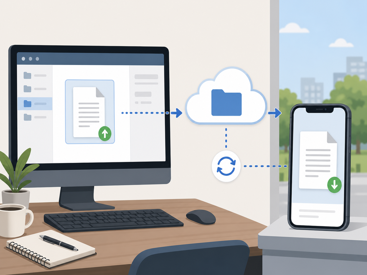 Làm thế nào để truyền file giữa điện thoại và máy tính bằng "Cloud của tôi"?