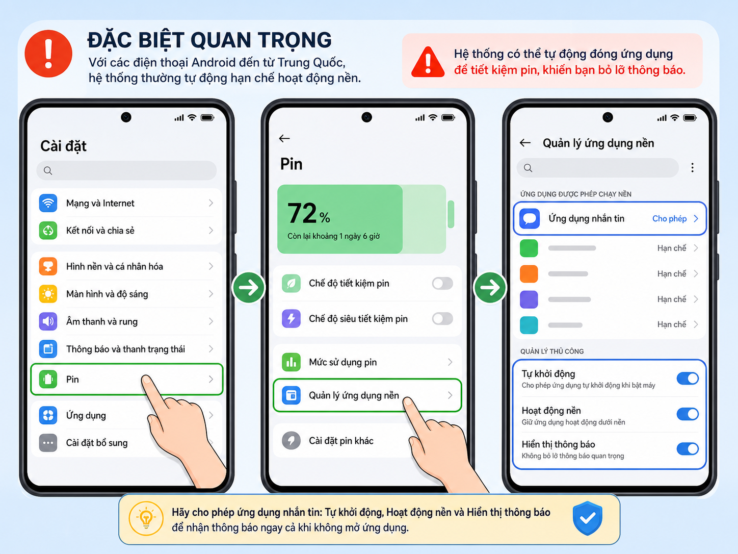 Làm thế nào để khắc phục lỗi Zalo không báo tin nhắn trừ khi mở app?